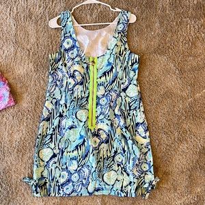 Lilly Pulitzer Indigo Sunset Swim Mila Shift Dress